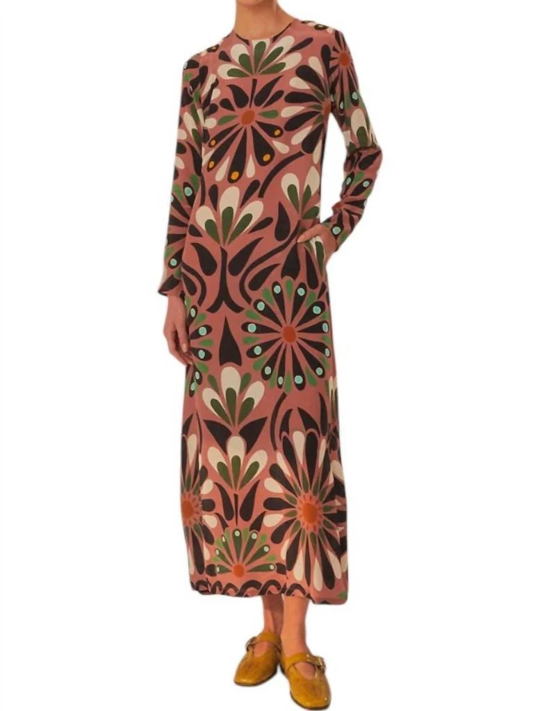 Farm Rio Farm Rio - Long Sleeve Maxi Dress 1