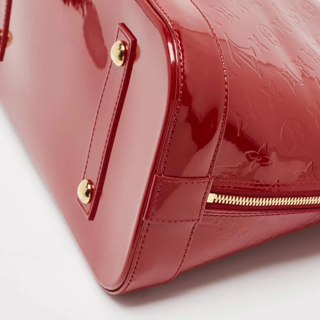 Louis Vuitton Louis Vuitton Red Monogram Vernis Alma GM 13