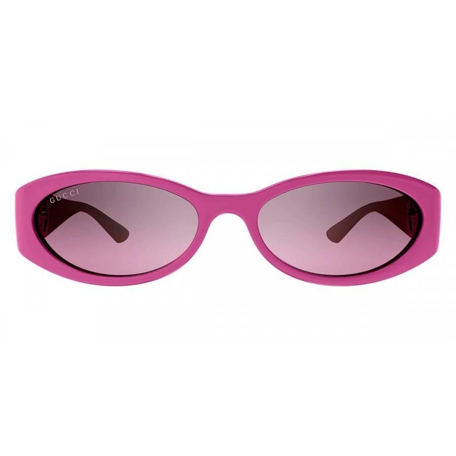 Gucci Gucci Pink Mirrror Gradient Oval Ladies Sunglasses GG1660S 003 54 1