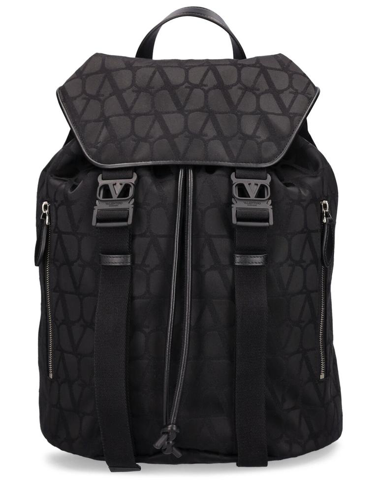 VALENTINO GARAVANI Toile Iconographe Cotton Blend Backpack