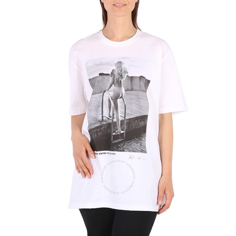 Wolford Ladies Short-sleeve Newton Cotton T-Shirt
