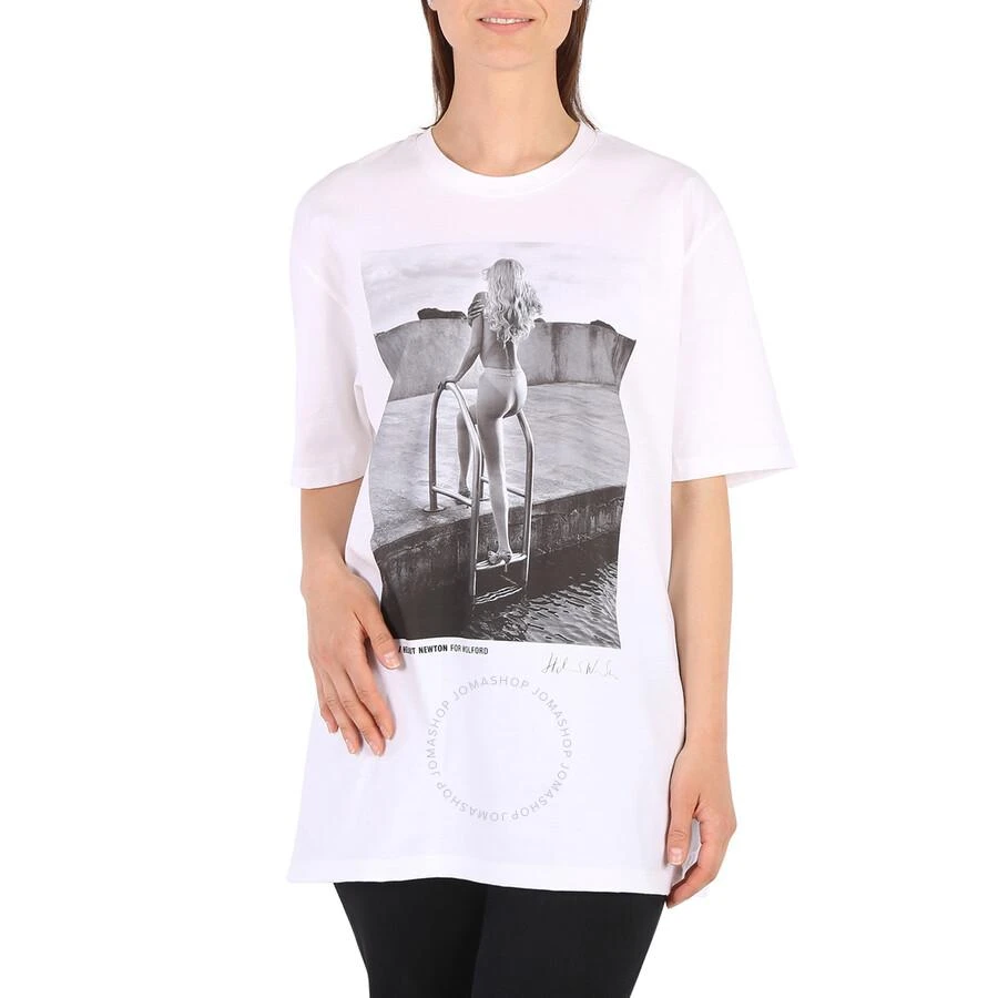 Wolford Ladies Short-sleeve Newton Cotton T-Shirt 1