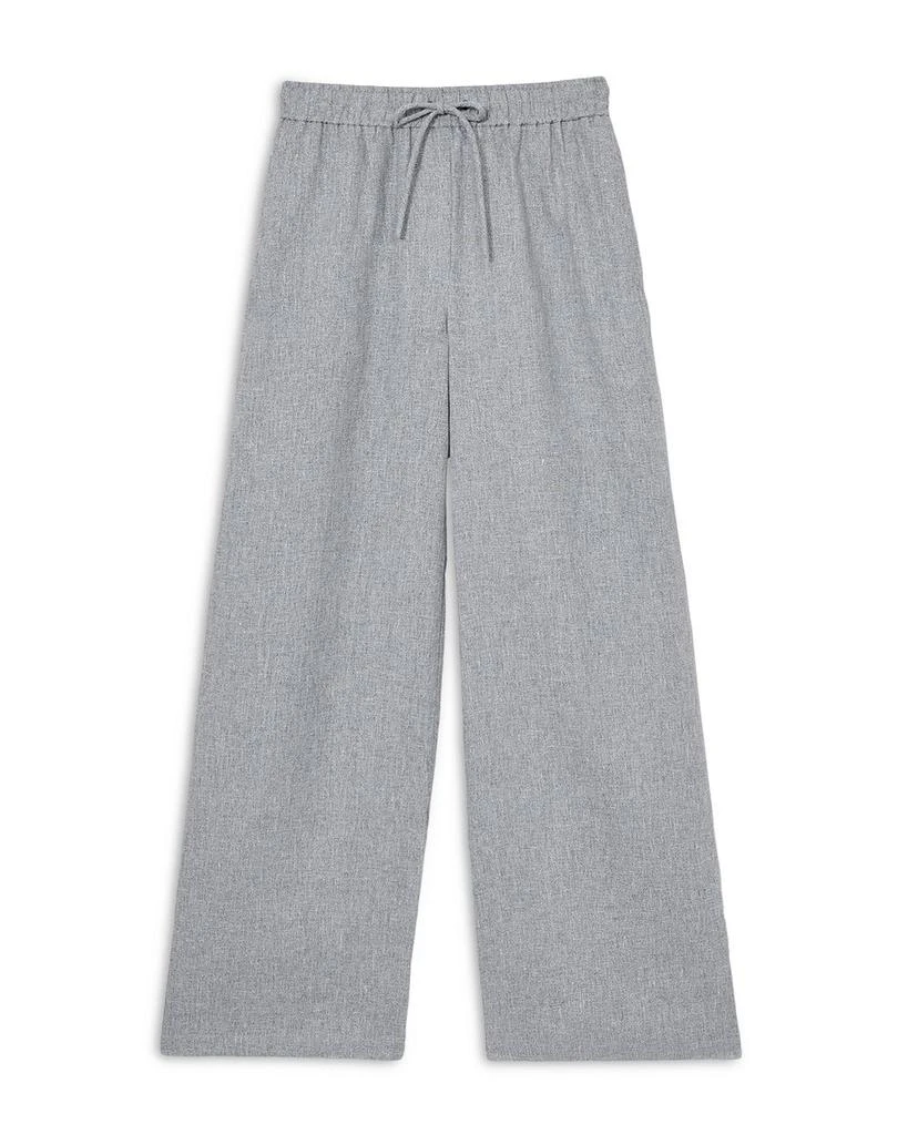 REISS Petite Willow Linen Wide Leg Trousers 5