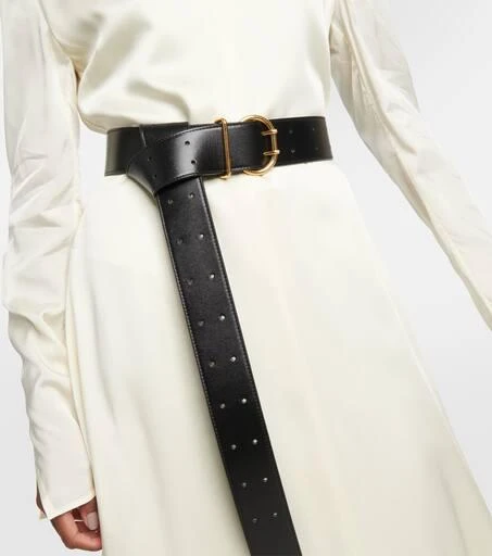 Jil Sander Cannolo leather belt 2