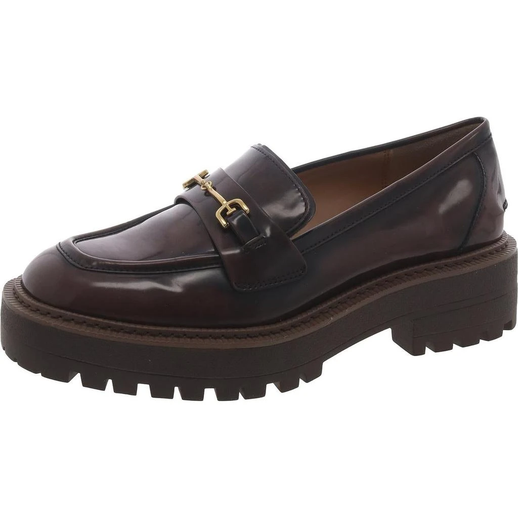 Sam Edelman Laurs Womens Leather Lug Sole Loafers 10