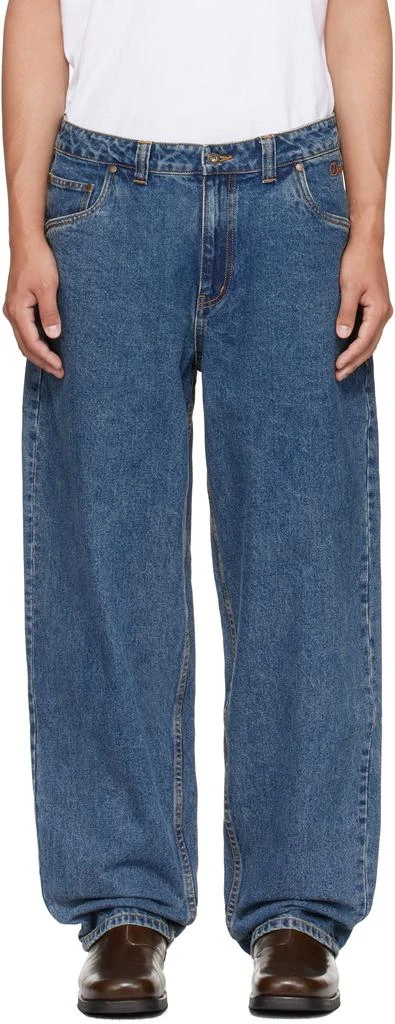 Dime Blue Baggy Jeans