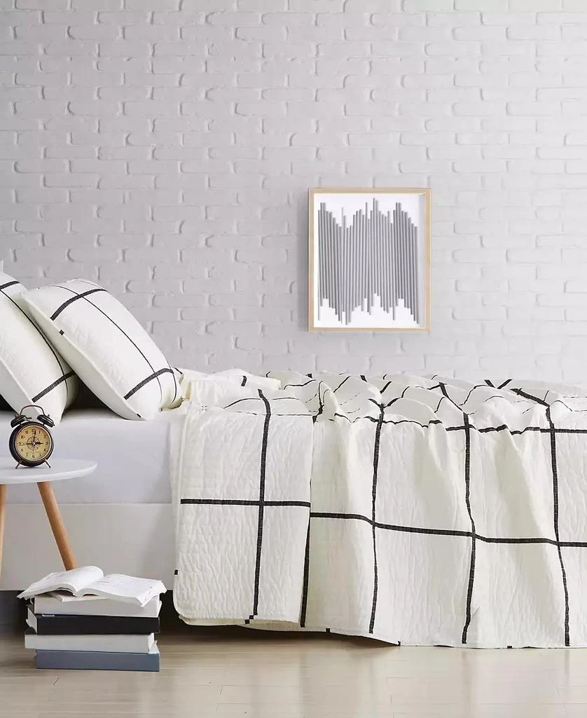 Macy's Truly Soft Kurt Windowpane Twin XL Quilt Set 2