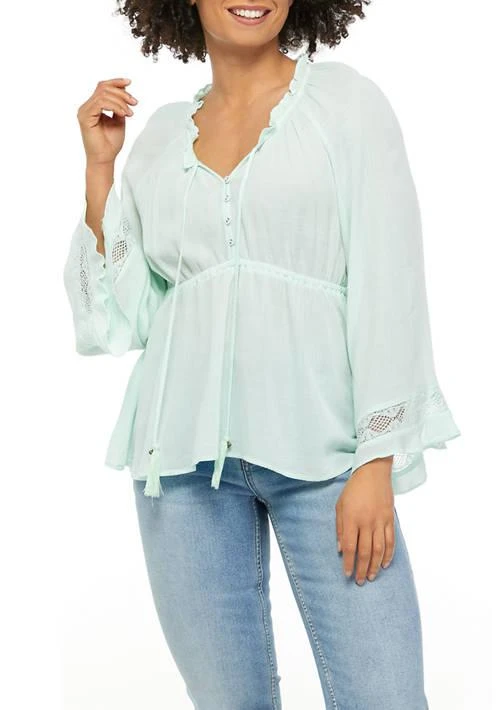 American Rag Rag Womens Kimono Sleeve Peasant Top 1