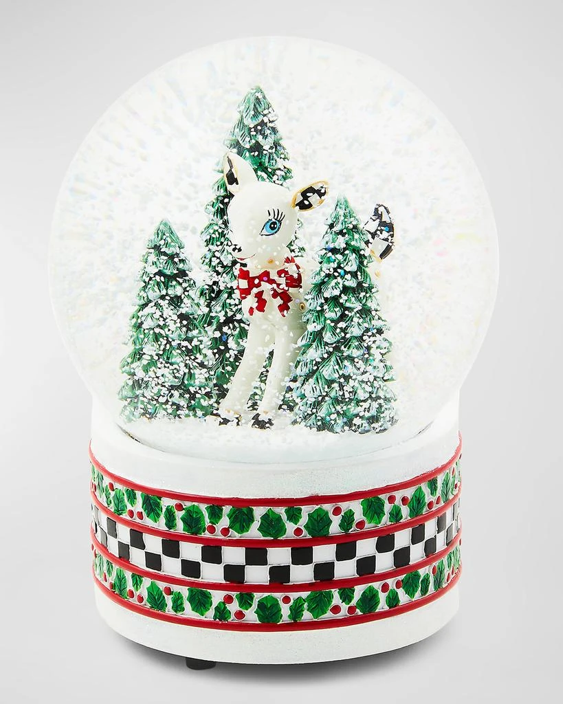 MacKenzie-Childs Deary Deer Snow Globe 2