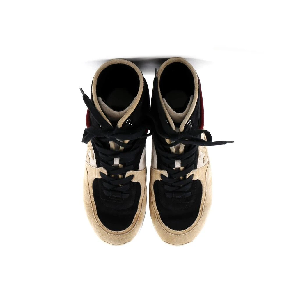 Chanel Women's CC High-Top Sneakers Suede and Leather 2