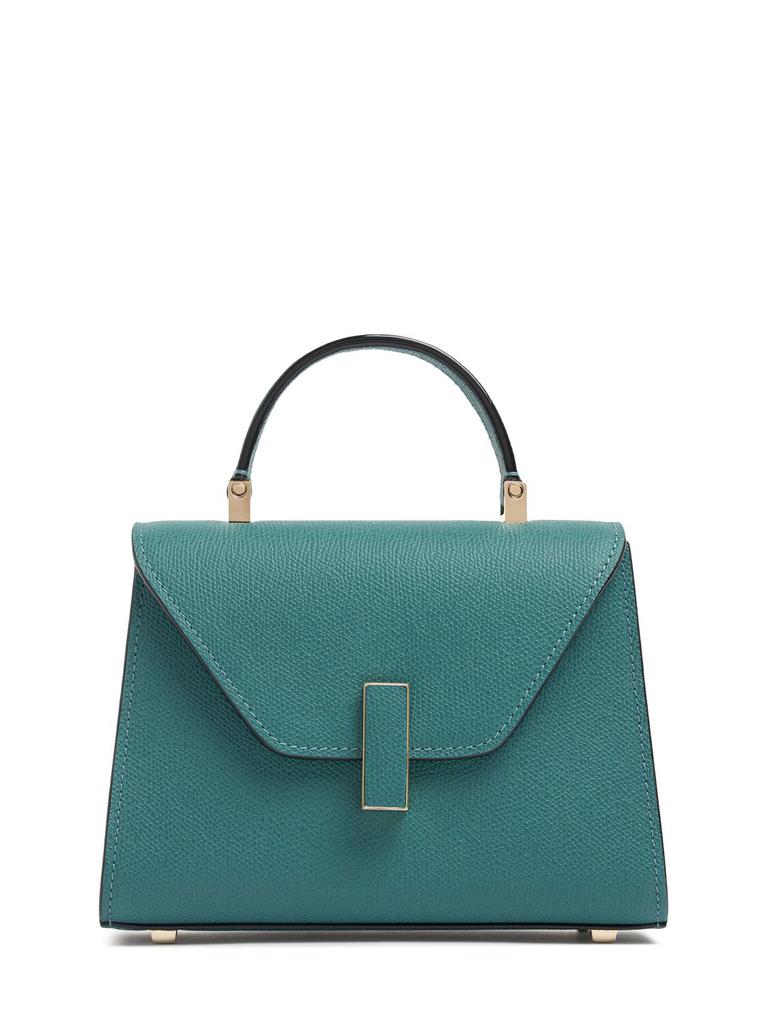 VALEXTRA Micro Iside Leather Top Handle Bag