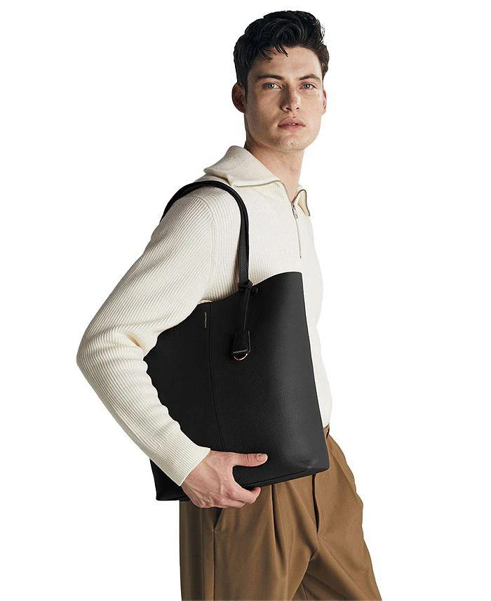 MAISON de SABRÉ Tall Leather Soft Tote Bag 4