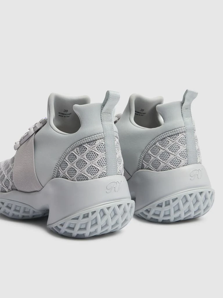 Roger Vivier Viv Run Cotton & Mesh Sneakers 3