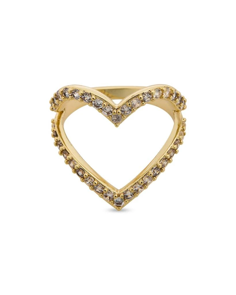 AQUA Open Heart Ring - Exclusive 3