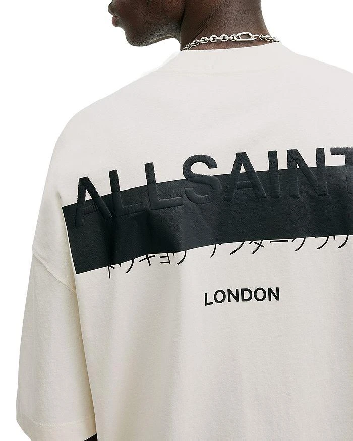 ALL SAINTS Redact Graphic Logo Tee 5