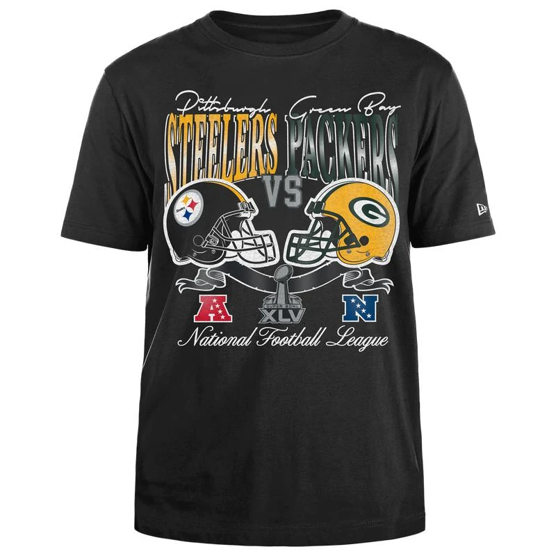 New Era New Era Packers/Steelers Super Bowl Short Sleeve T-Shirt - Men's 1