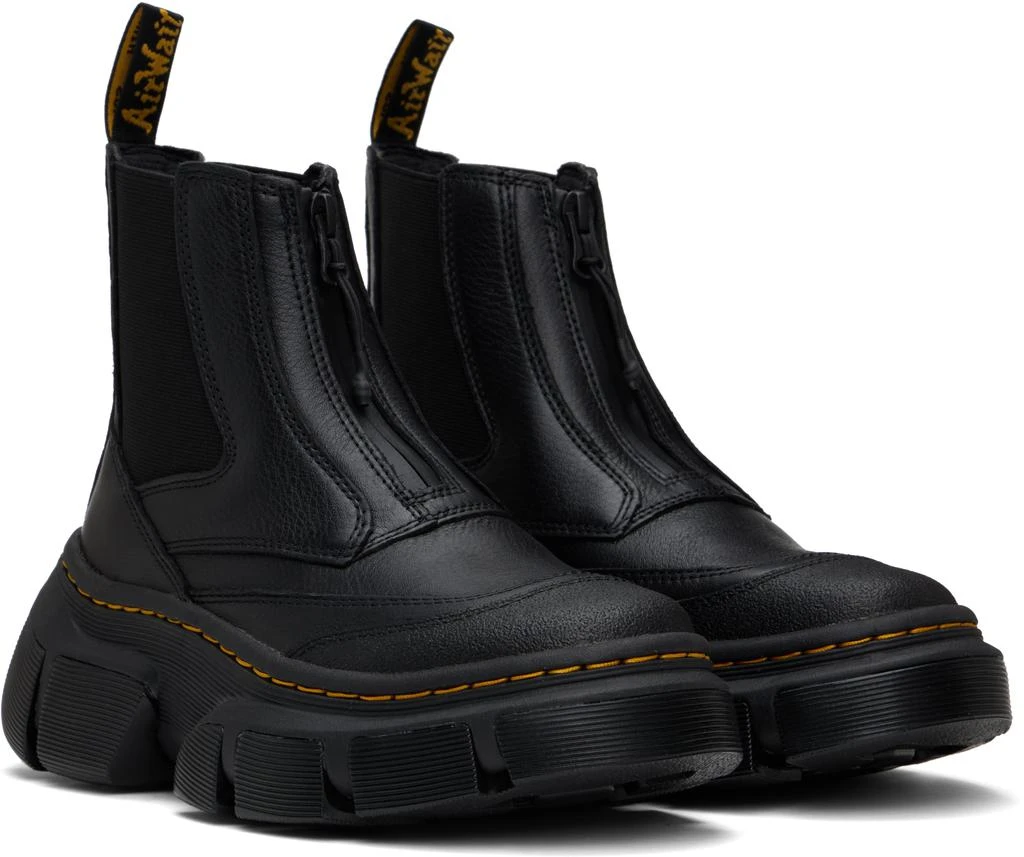 Dr. Martens Black DXML Zip Leather Chelsea Boots 4