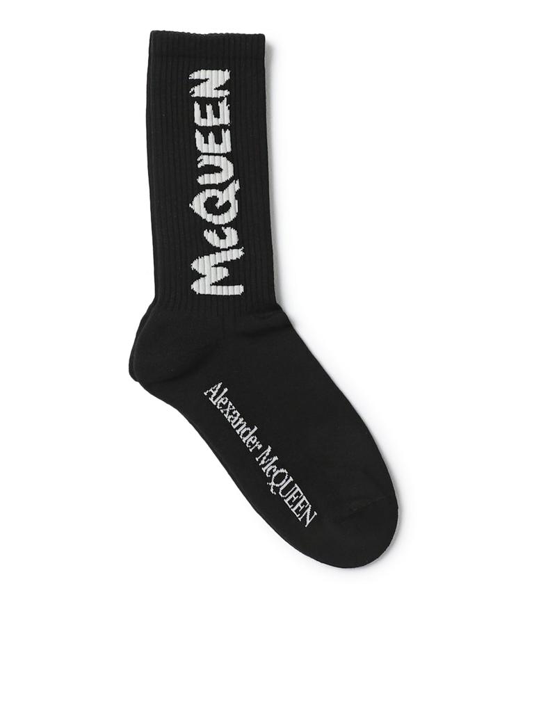 McQueen Men`s McQueen Graffiti Socks