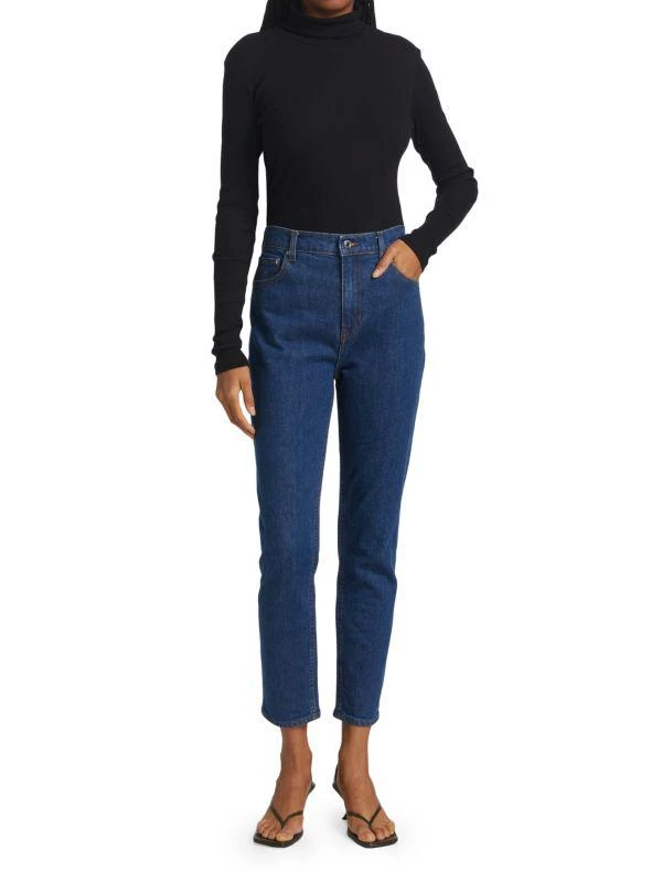 Derek Lam Eden High Rise Slim Fit Cropped Jeans 7