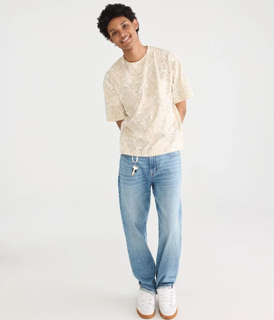 Aeropostale Floral Camo Heavyweight Crew Tee 2