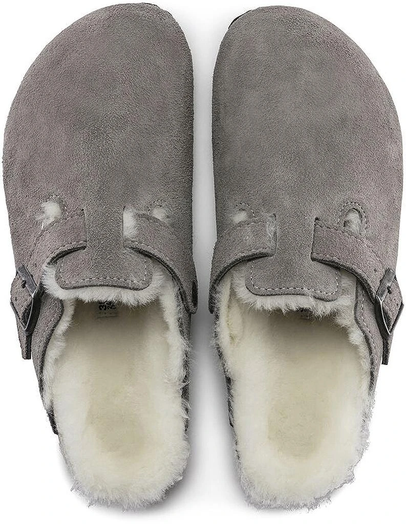 Birkenstock Boston Shearling Suede Leather Mules [Narrow] - Women's 6