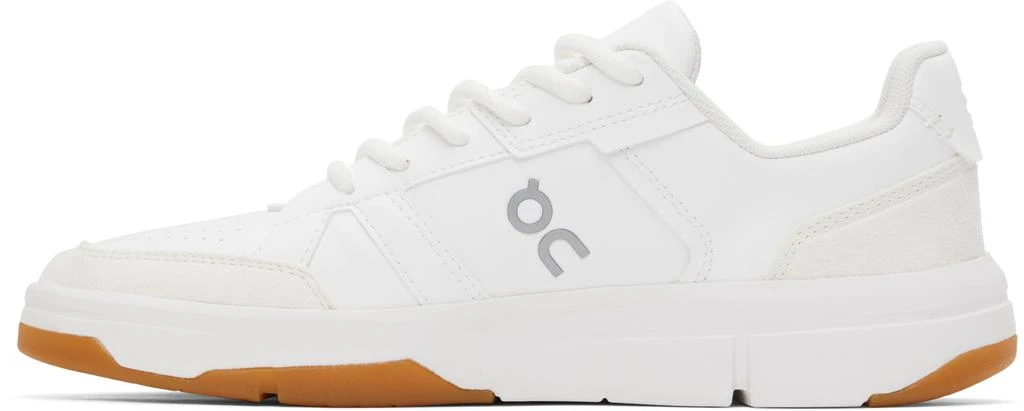 On White 'THE ROGER Clubhouse' Sneakers 3