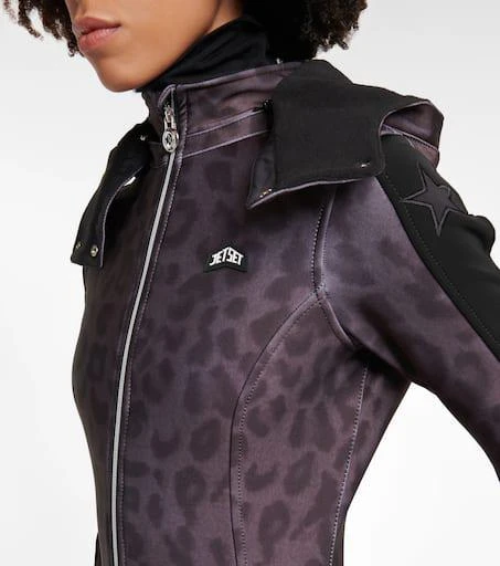 Jet Set Magic Ghoster leopard-print ski suit 4