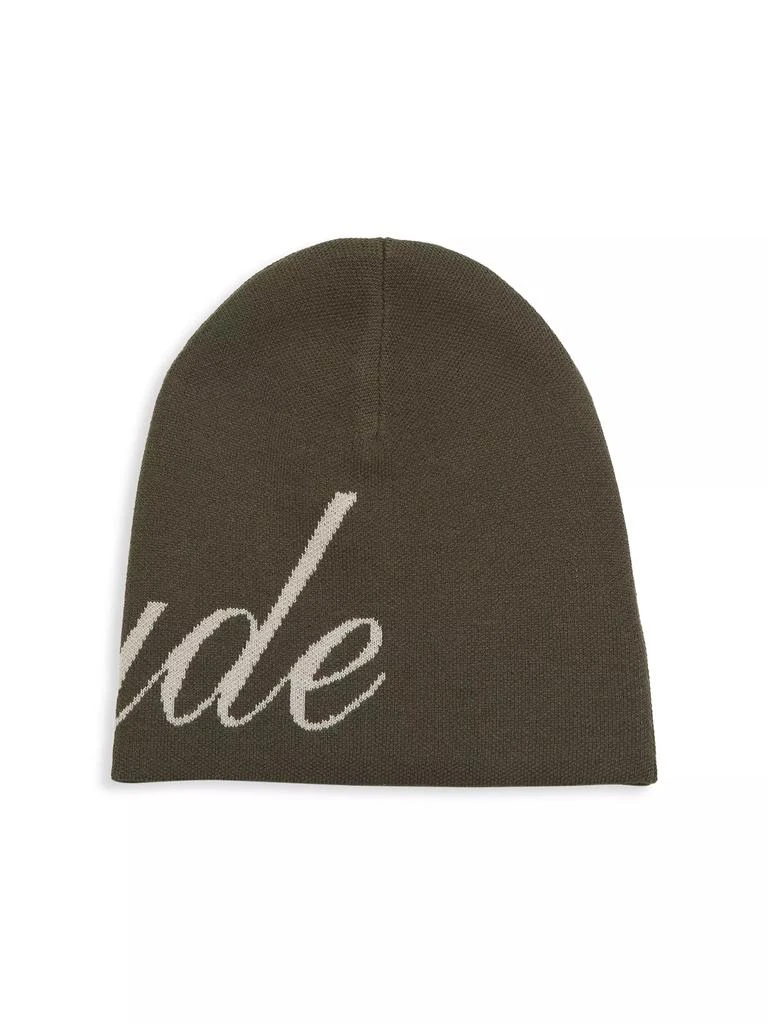 Rhude R H U D E x Lamborghini Logo Cashmere-Cotton Beanie 2