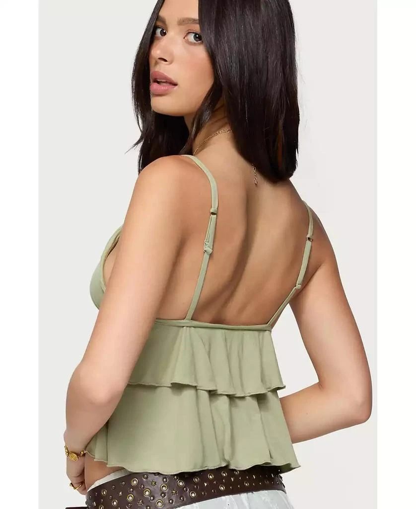 Edikted Women
s Kailan Ruffled Babydoll Top 2