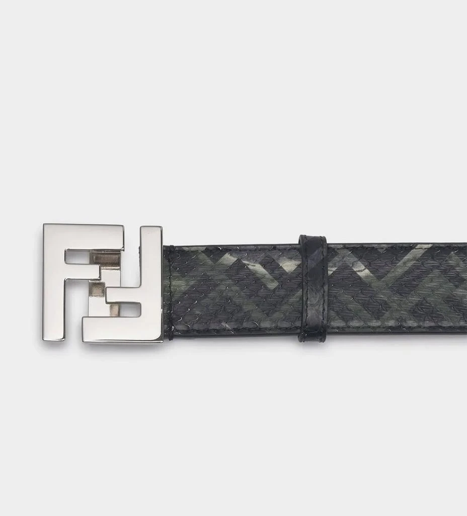 Fendi Fendi Ff Buckle Patterned Belt 2