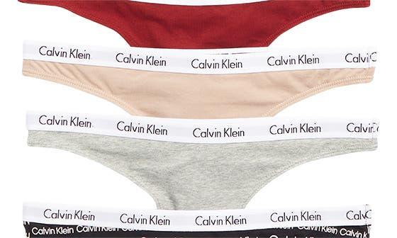 Calvin Klein Logo Thongs - Pack of 5