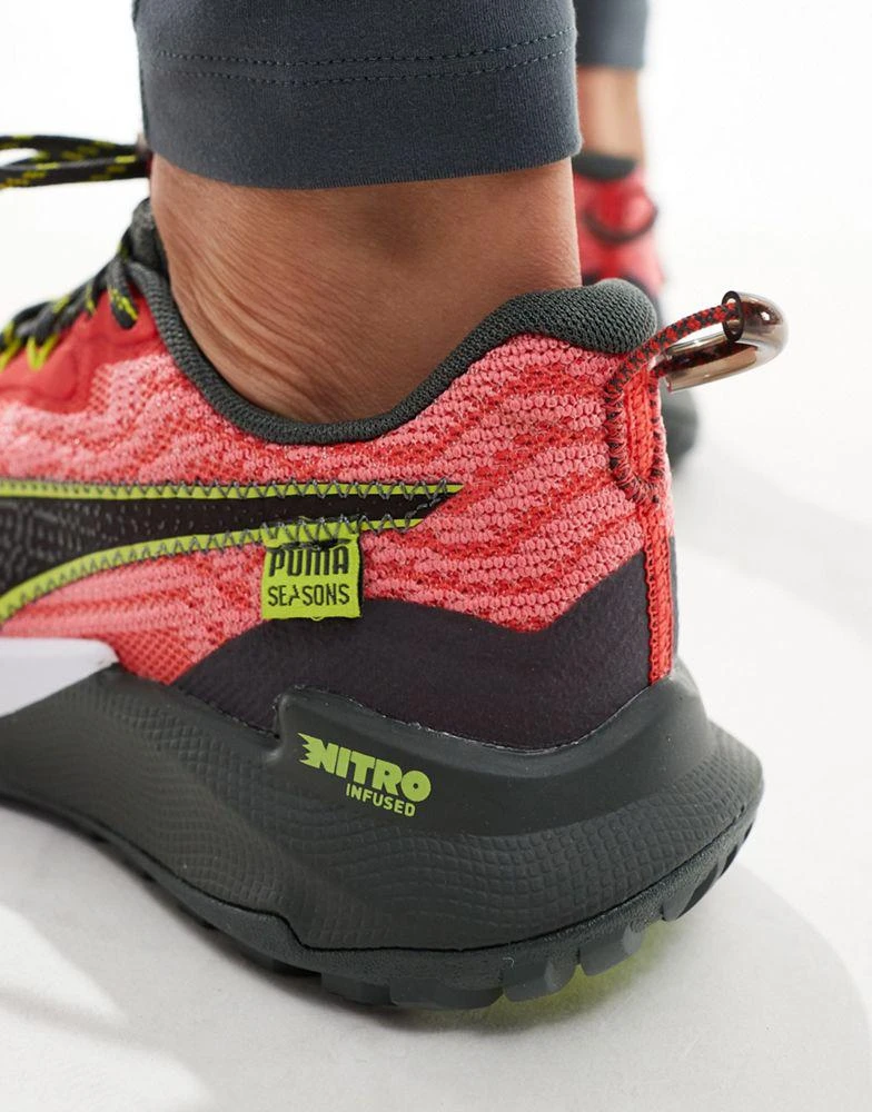 Puma Puma Fast Track Nitro 2 running trainers in red 4