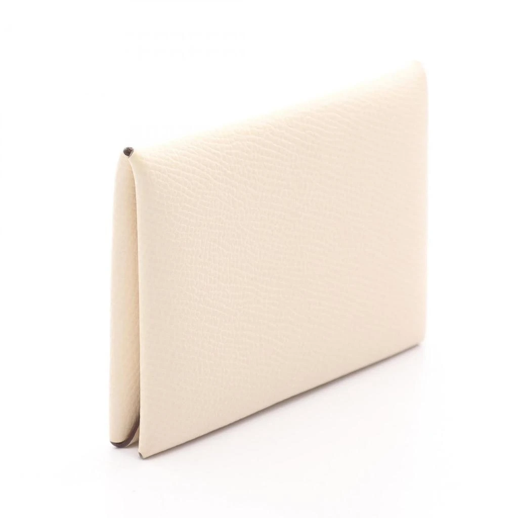 Hermes ivory Epsom Leather Coin Purse/Coin Case (Pre-Owned) 2
