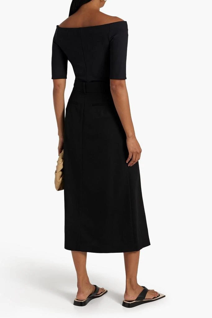 ROSETTA GETTY Off-the-shoulder cutout stretch-jersey top 3