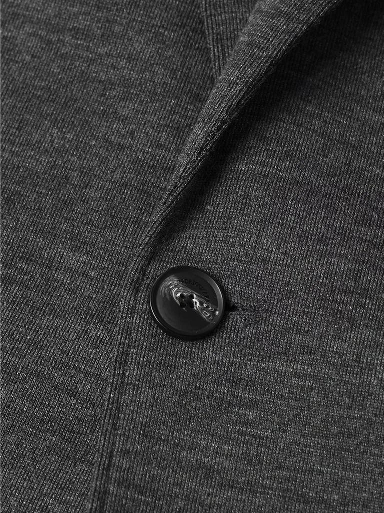 Emporio Armani Virgin Wool-Blend Single-Breasted Jacket 6
