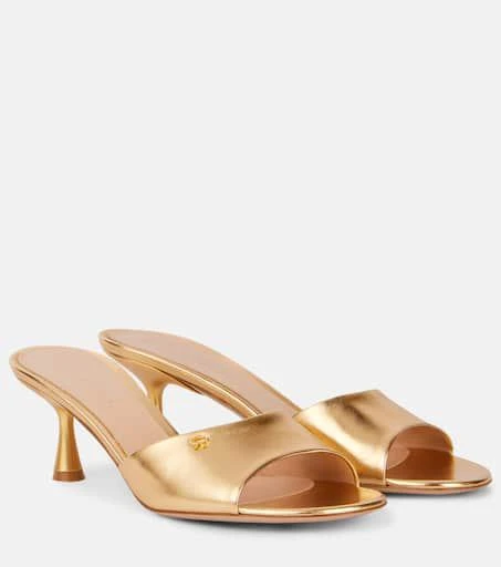 Gianvito Rossi Ascent 55 leather mules 1