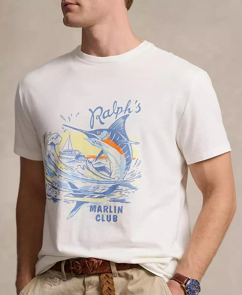 Ralph Lauren Men's Classic-Fit Slub Jersey Graphic T-Shirt 3