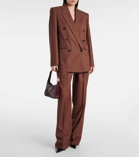 Yves Saint Laurent Le 5 à 7 patent leather shoulder bag 3