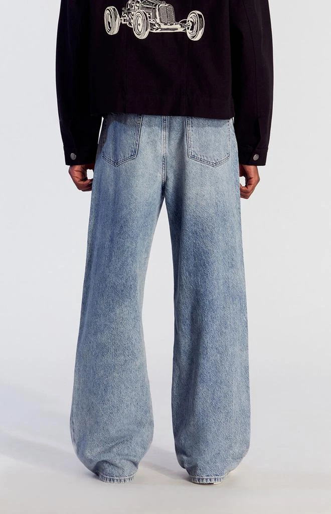PacSun Blake Extreme Baggy Jeans Flame Light Indigo 4