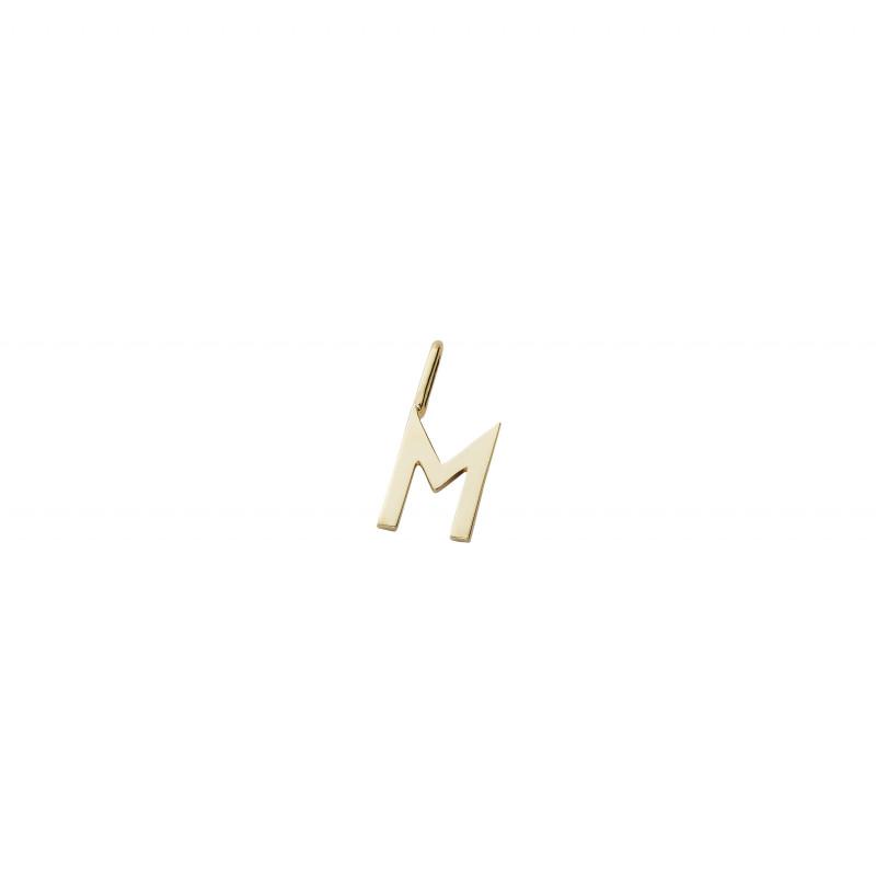 Design Letters Archetype letter charm m