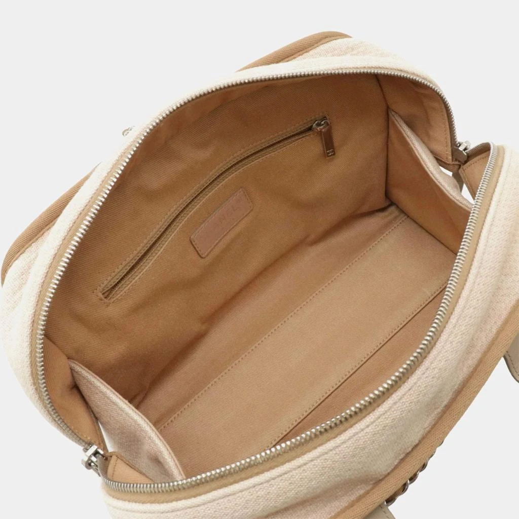 Chanel Chanel Beige Canvas Small Deauville Tote Bag 3
