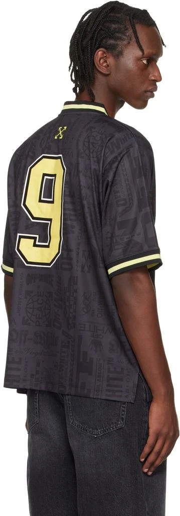 Off-White Black Multilogo Soccer Jersey 3