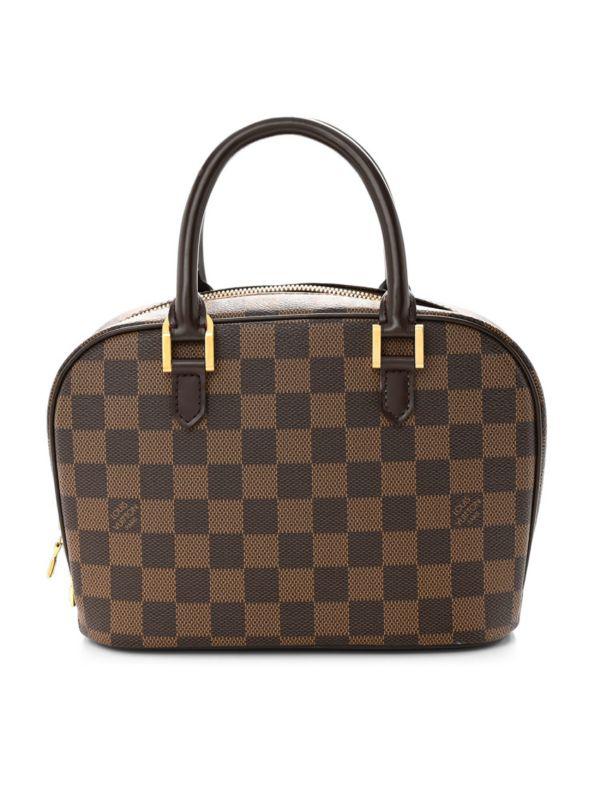 Louis Vuitton Damier Ebene Canvas Top Handle Bag