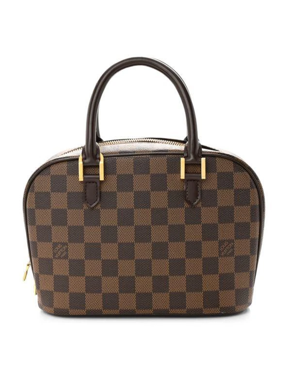 Louis Vuitton Damier Ebene Canvas Top Handle Bag 1