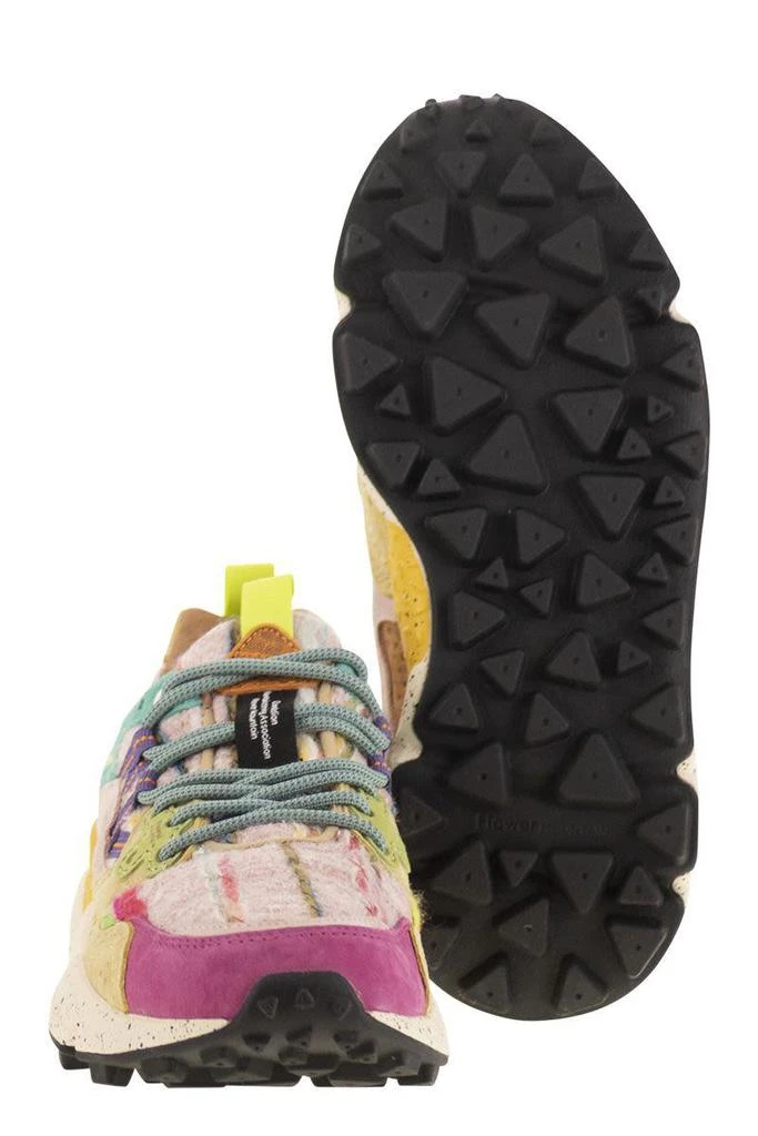 Flower Mountain Flower Mountain Yamano 3 - Sneakers In Suede And Technical Fabric 5