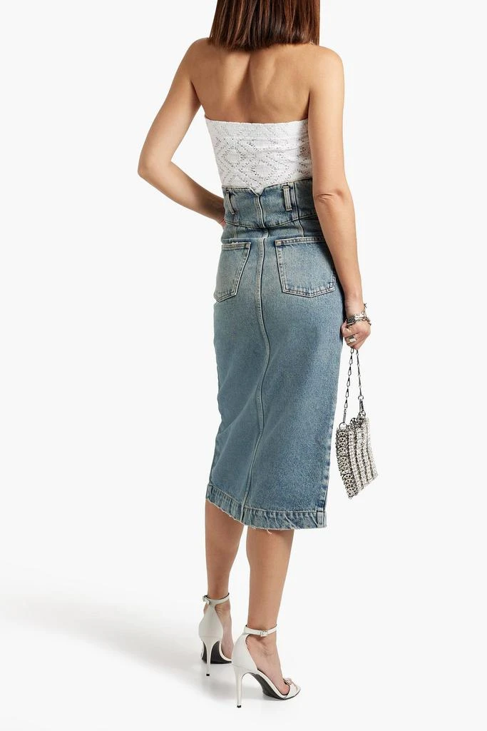 IRO Ualana cropped crocheted cotton-blend halterneck top 3