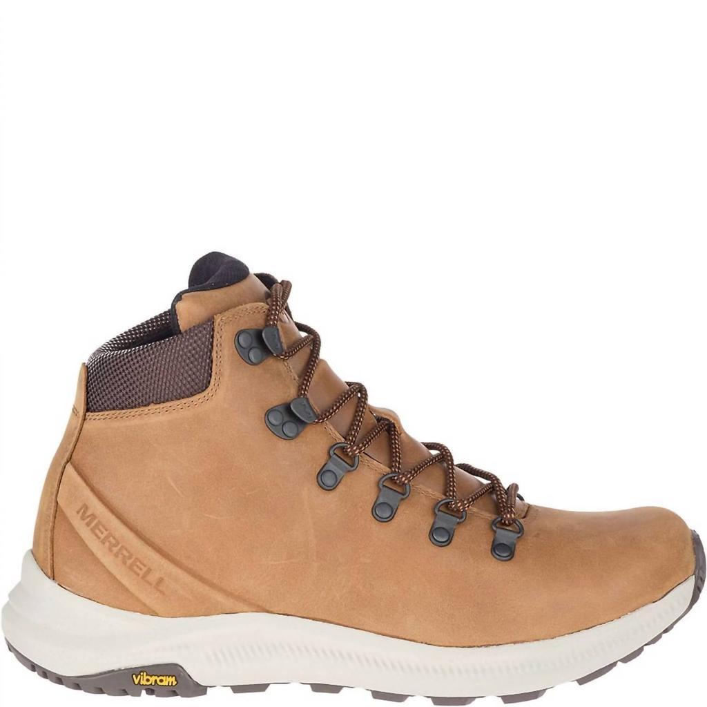 Merrell Men's Ontario Mid Wp Hiking Boots - Medium In Brown Sugar