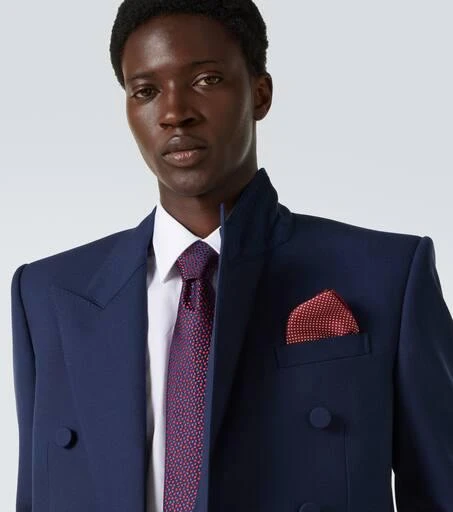 Charvet Printed silk handkerchief 2