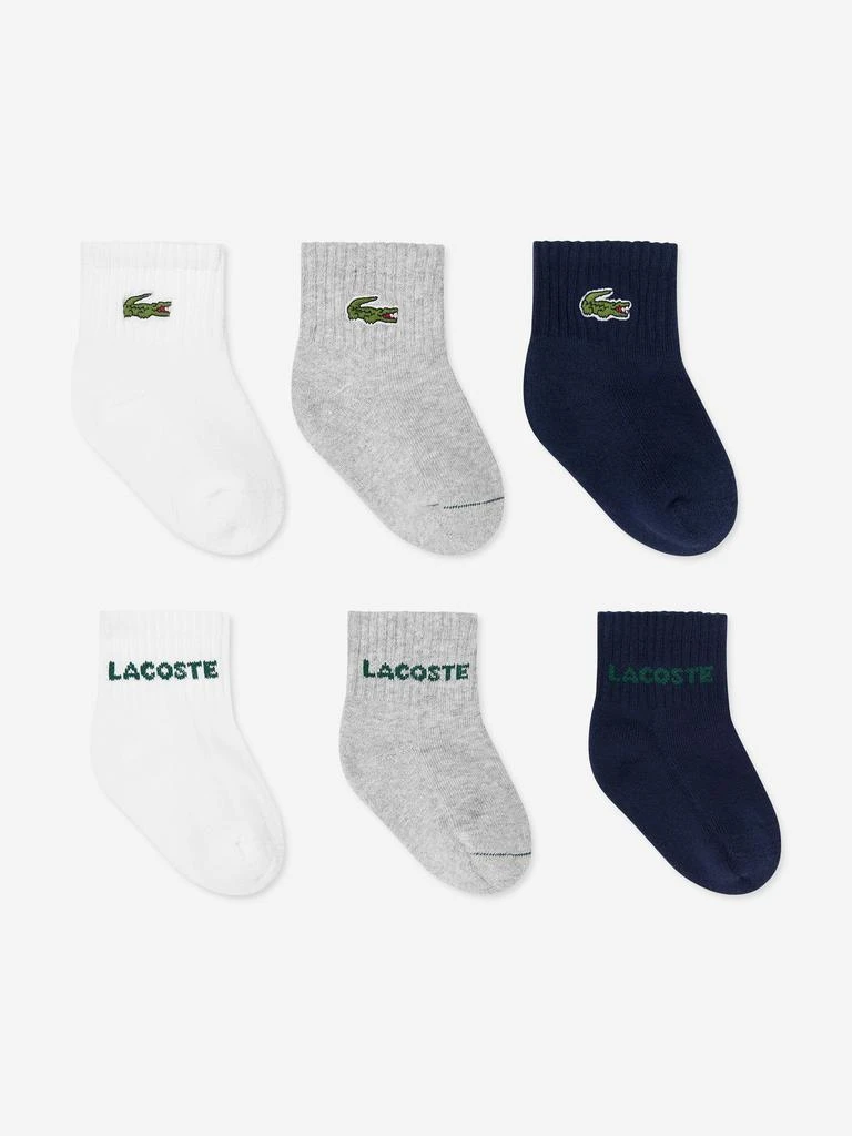 Lacoste Lacoste Baby 6 Pack Socks Set in Navy