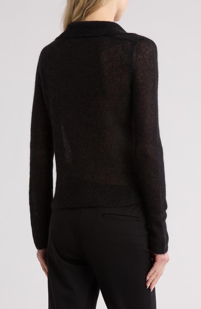 Vince Brushed Polo Sweater